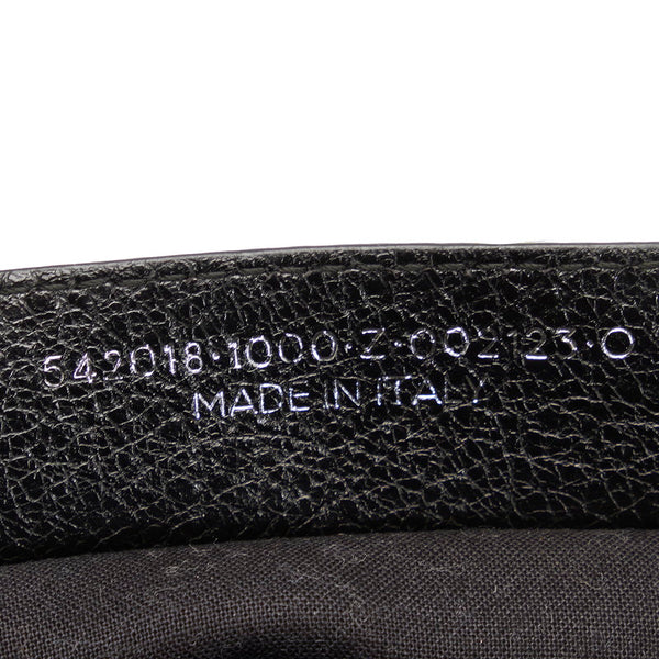 バレンシアガ ネイビー カバXS ハンドバッグ ショルダーバッグ 2WAY 542018 ブラック レザー レディース BALENCIAGA 【中古】