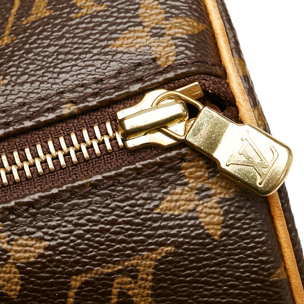 ルイ ヴィトン モノグラム パピヨン30 ハンドバッグ M51385 ブラウン PVC レザー レディース LOUIS VUITTON 【中古】