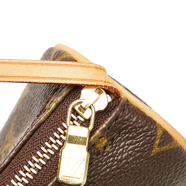 ルイ ヴィトン モノグラム パピヨン30 ハンドバッグ M51385 ブラウン PVC レザー レディース LOUIS VUITTON 【中古】
