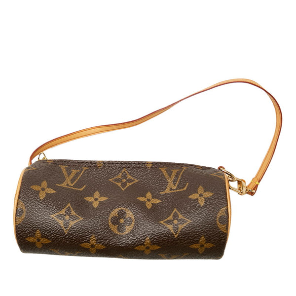 ルイ ヴィトン モノグラム パピヨン30 ハンドバッグ M51385 ブラウン PVC レザー レディース LOUIS VUITTON 【中古】