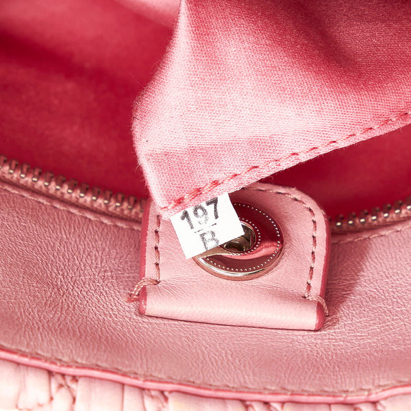 ミュウミュウ マテラッセ RN0958 スモーキーピンク レザー ハンドバッグ ショルダーバッグ 2WAY レディース MIUMIU 【中古】