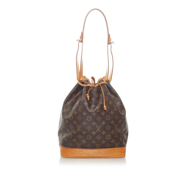 ルイ ヴィトン モノグラム ノエ ショルダーバッグ M42224 ブラウン PVC レザー レディース LOUIS VUITTON 【中古】