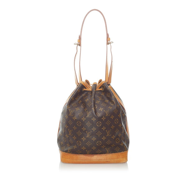 ルイ ヴィトン モノグラム ノエ ショルダーバッグ M42224 ブラウン PVC レザー レディース LOUIS VUITTON 【中古】