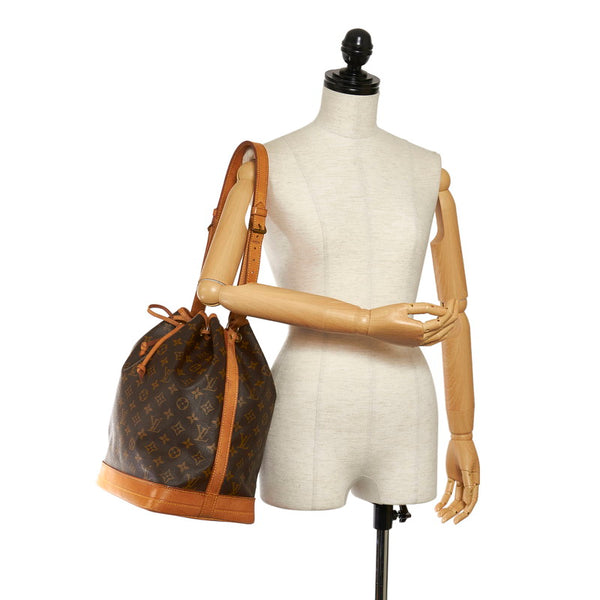 ルイ ヴィトン モノグラム ノエ ショルダーバッグ M42224 ブラウン PVC レザー レディース LOUIS VUITTON 【中古】