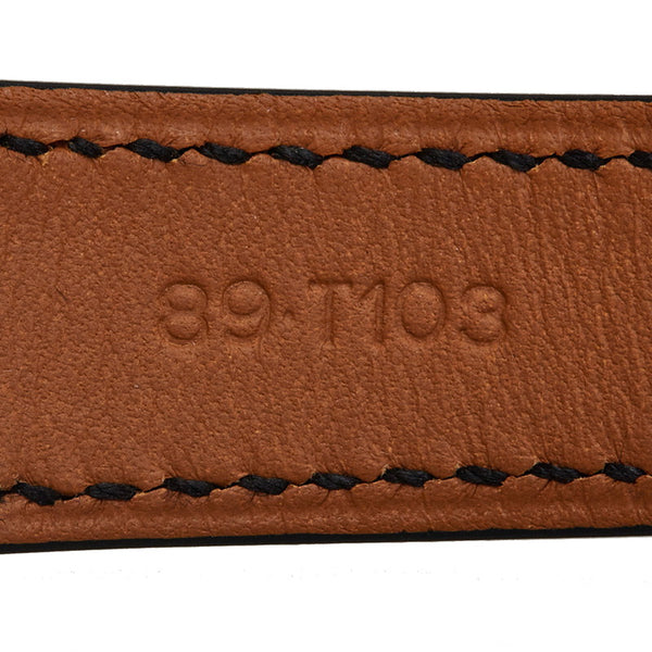 エルメス Hウォッチ 腕時計 HH1.210 クオーツ アイボリー文字盤 ステンレススチール レザー レディース HERMES 【中古】
