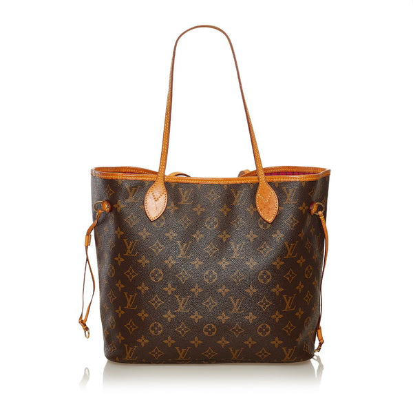 ルイ ヴィトン モノグラム ネヴァーフルMM ショルダーバッグ トートバッグ M41178 ブラウン PVC レザー レディース LOUIS VUITTON 【中古】