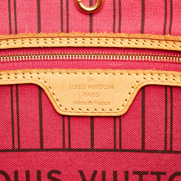 ルイ ヴィトン モノグラム ネヴァーフルMM ショルダーバッグ トートバッグ M41178 ブラウン PVC レザー レディース LOUIS VUITTON 【中古】
