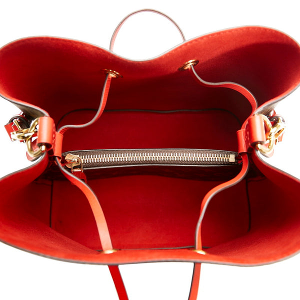 ルイ ヴィトン モノグラム ネオノエ ショルダーバッグ M44021 コクリコ ブラウン レッド PVC レザー レディース LOUIS VUITTON 【中古】