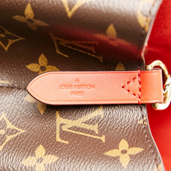ルイ ヴィトン モノグラム ネオノエ ショルダーバッグ M44021 コクリコ ブラウン レッド PVC レザー レディース LOUIS VUITTON 【中古】