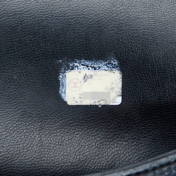 シャネル ココマーク チェーン ショルダーバッグ トートバッグ ブラック ゴールド レザー レディース CHANEL 【中古】