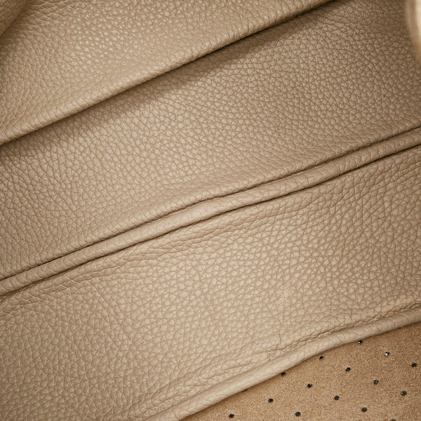 ボッテガヴェネタ パンチング ハンドバッグ ショルダーバッグ ベージュ レザー レディース BOTTEGAVENETA 【中古】