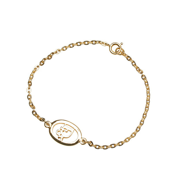 ディオール ゴールド メッキ ブレスレット レディース Dior 【中古】