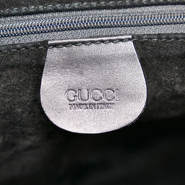 グッチ ショルダーバッグ 001 115 1206 ブラック スウェード レザー レディース GUCCI 【中古】