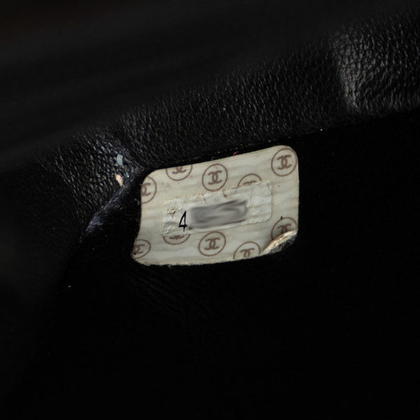 シャネル ダイアナ23 マトラッセ ココマーク ゴールド金具 チェーン ショルダーバッグ ブラック レザー レディース CHANEL 【中古】