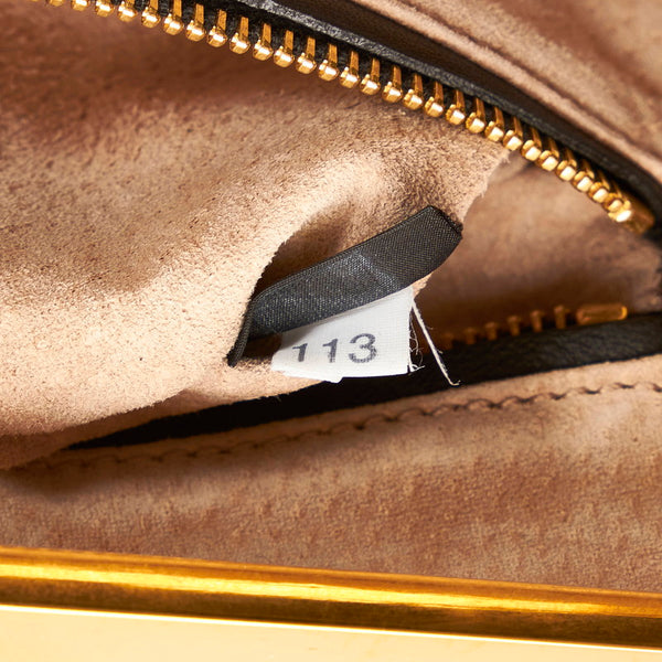 プラダ レオパード 斜め掛け  ショルダーバッグ 2WAY ブラウン ブラック ゴールド ハラコ レザー レディース PRADA 【中古】