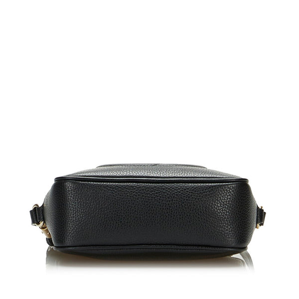 グッチ ソーホー スモールディスコバッグ 斜め掛け ショルダーバッグ  308364 ブラック レザー レディース GUCCI 【中古】