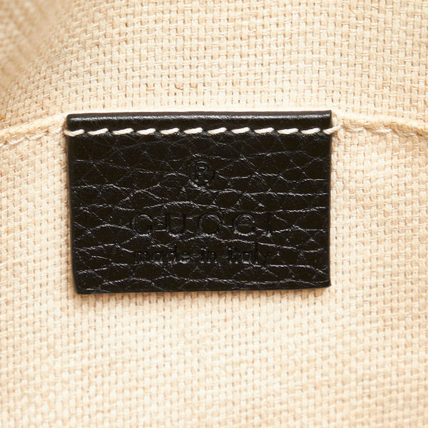 グッチ ソーホー スモールディスコバッグ 斜め掛け ショルダーバッグ  308364 ブラック レザー レディース GUCCI 【中古】