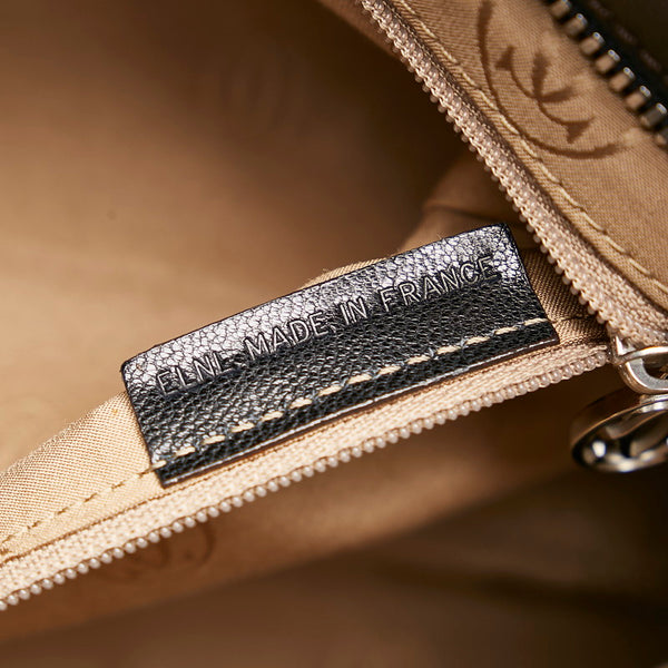 カルティエ マルチェロ ハンドバッグ ブラック レザー レディース CARTIER 【中古】