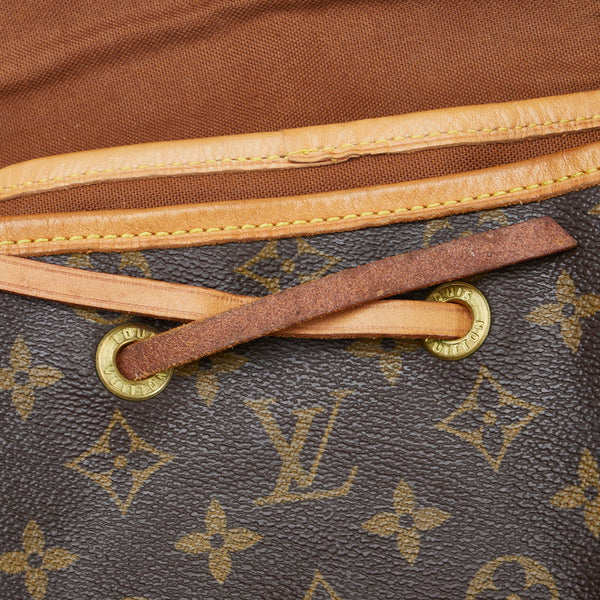 ルイ ヴィトン モノグラム モンスリGM リュック バックパック M51135 ブラウン PVC レザー レディース LOUIS VUITTON 【中古】