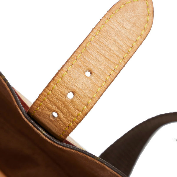 ルイ ヴィトン モノグラム モンスリGM リュック バックパック M51135 ブラウン PVC レザー レディース LOUIS VUITTON 【中古】