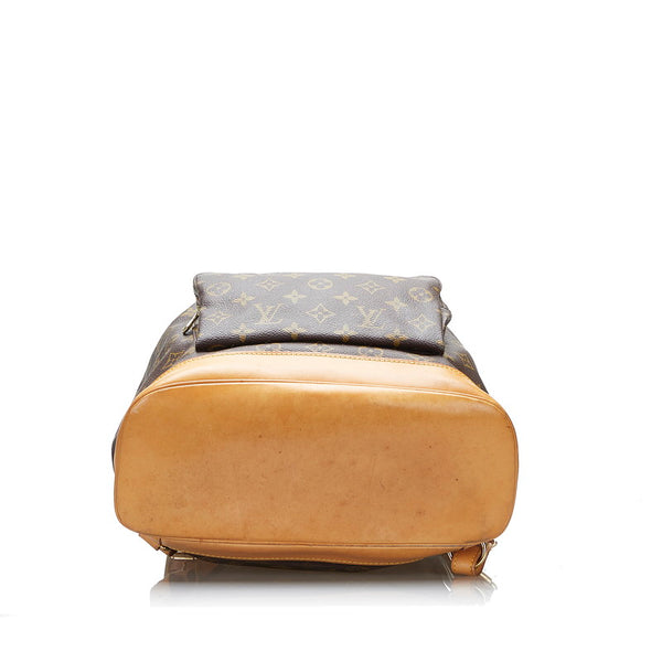 ルイ ヴィトン モノグラム モンスリGM リュック バックパック M51135 ブラウン PVC レザー レディース LOUIS VUITTON 【中古】
