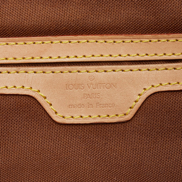 ルイ ヴィトン モノグラム モンスリGM リュック バックパック M51135 ブラウン PVC レザー レディース LOUIS VUITTON 【中古】