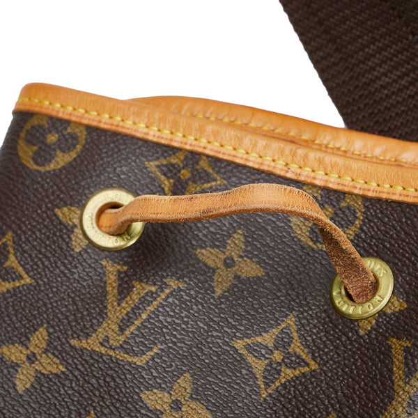 ルイ ヴィトン モノグラム モンスリGM リュック バックパック M51135 ブラウン PVC レザー レディース LOUIS VUITTON 【中古】