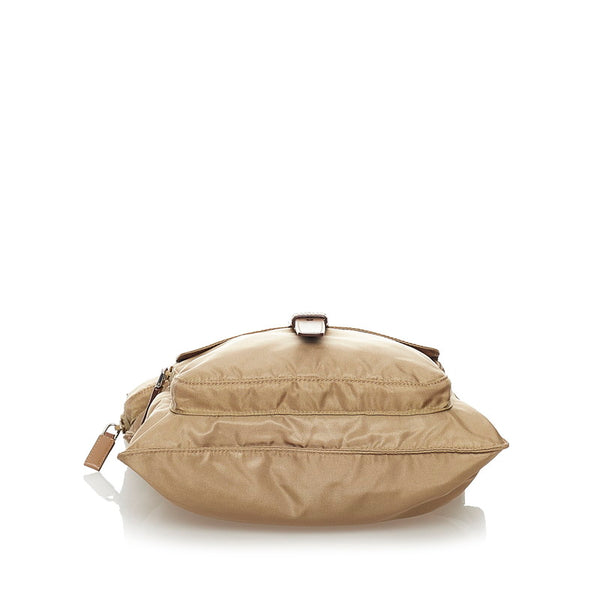 プラダ 斜めがけ ショルダーバッグ BT0520 ベージュ ナイロン レディース PRADA 【中古】