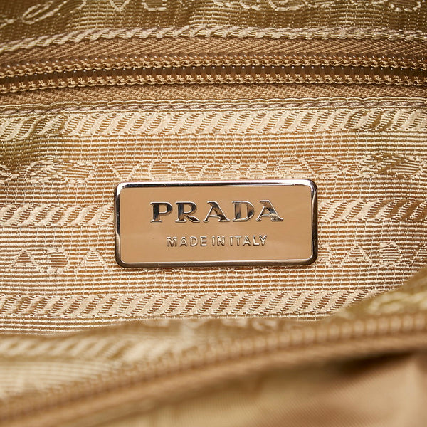 プラダ 斜めがけ ショルダーバッグ BT0520 ベージュ ナイロン レディース PRADA 【中古】
