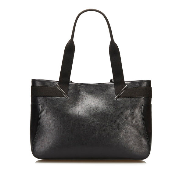 グッチ ハンドバッグ トートバッグ 73983 ブラック レザー レディース GUCCI 【中古】