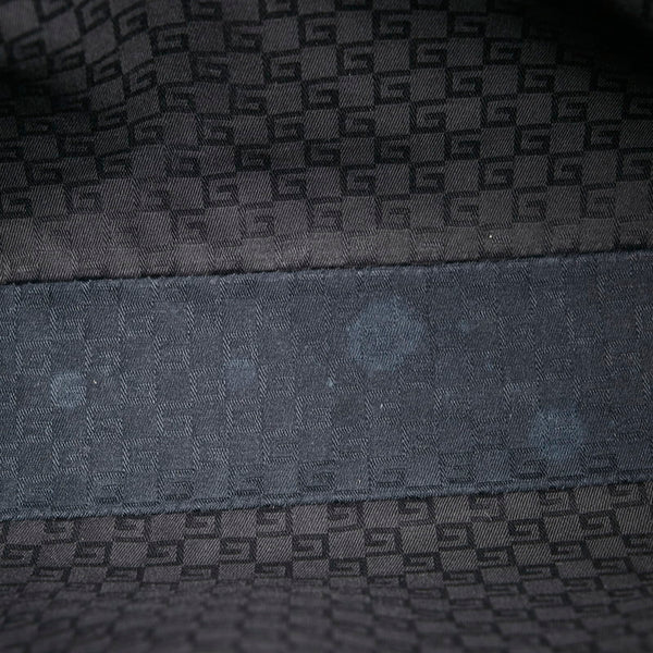 グッチ ハンドバッグ トートバッグ 73983 ブラック レザー レディース GUCCI 【中古】