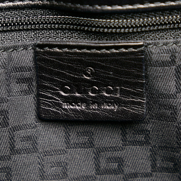 グッチ ハンドバッグ トートバッグ 73983 ブラック レザー レディース GUCCI 【中古】