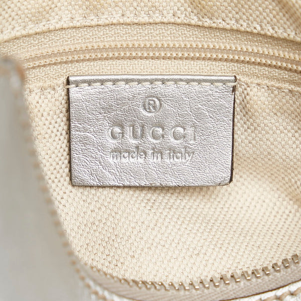 グッチ グッチシマ アビー 190525 シルバー レザー ワンショルダー レディース GUCCI 【中古】