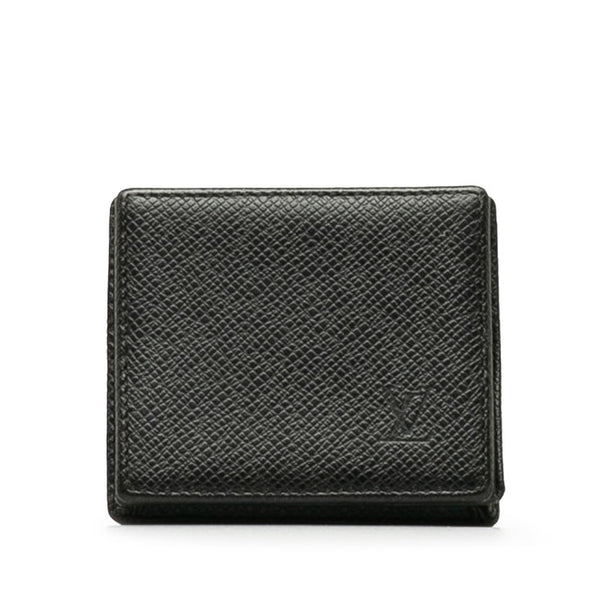 ルイ ヴィトン タイガ ポルトモネ ボワット コインケース M30382 アルドワーズ ブラック レザー レディース LOUIS VUITTON 【中古】