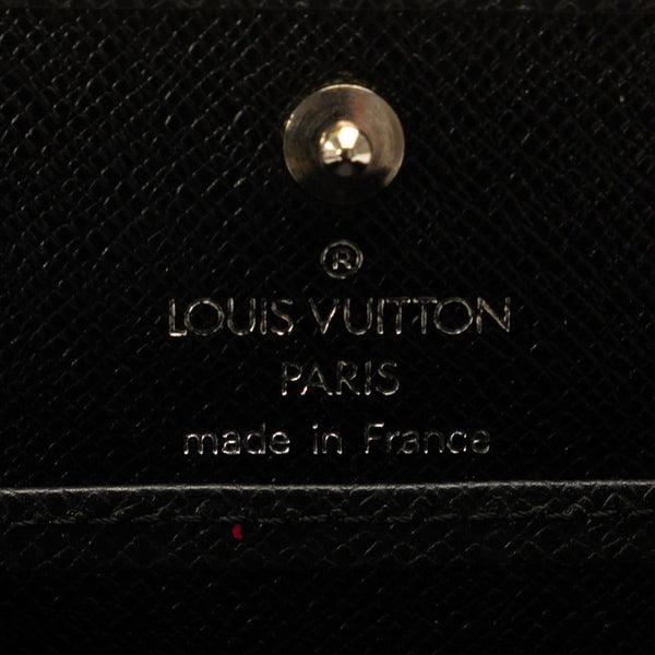 ルイ ヴィトン タイガ ポルトモネ ボワット コインケース M30382 アルドワーズ ブラック レザー レディース LOUIS VUITTON 【中古】