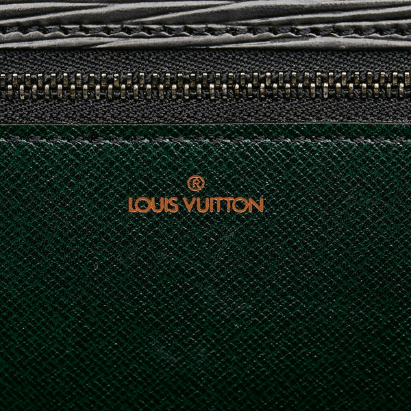 ルイ ヴィトン エピ トラペーズGM M80165 ブラック レザー クラッチバッグ メンズ LOUIS VUITTON 【中古】
