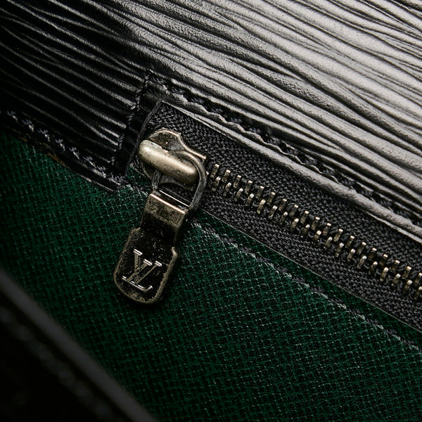 ルイ ヴィトン エピ トラペーズGM M80165 ブラック レザー クラッチバッグ メンズ LOUIS VUITTON 【中古】