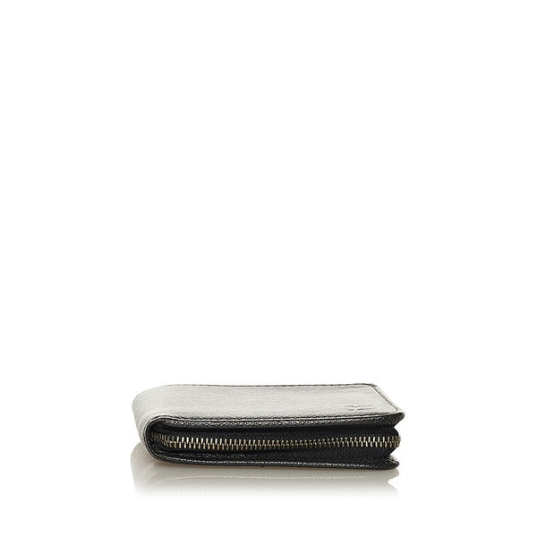 ルイ ヴィトン タイガ ポルト ビエ モネ ジップ 二つ折り財布 M30672 アルドワーズ ブラック レザー メンズ LOUIS VUITTON 【中古】