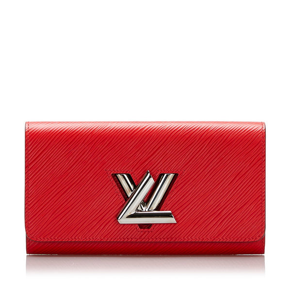 ルイ ヴィトン エピ ポルトフォイユ ツイスト  長財布 M61179 コクリコ レッド レザー レディース LOUIS VUITTON 【中古】