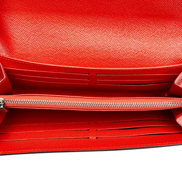 ルイ ヴィトン エピ ポルトフォイユ ツイスト  長財布 M61179 コクリコ レッド レザー レディース LOUIS VUITTON 【中古】