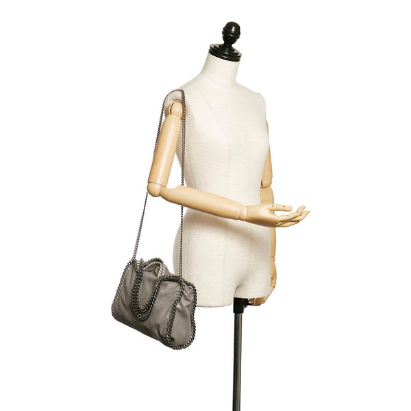 ステラマッカートニー ファラベラ グレー ポリエステル ハンドバッグ ショルダーバッグ 2way レディース Stella McCartney 【中古】