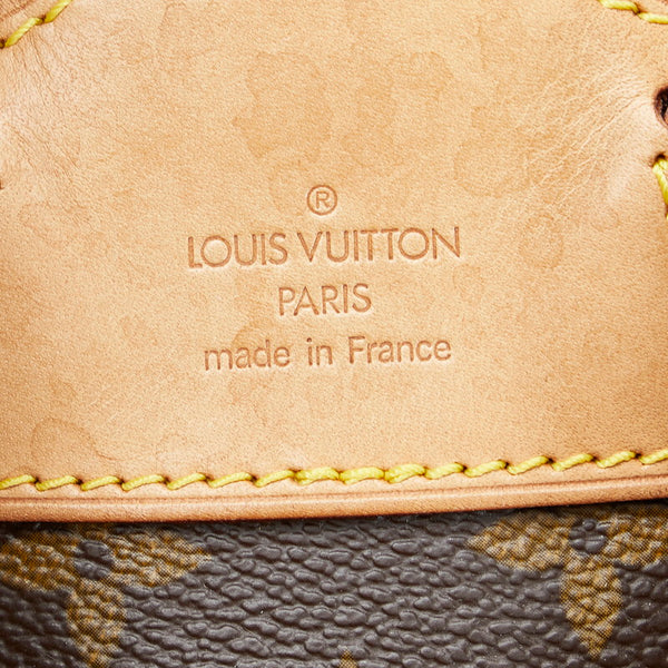 ルイ ヴィトン モノグラム モンスリMM リュック バックパック M51136 ブラウン PVC レザー レディース LOUIS VUITTON 【中古】