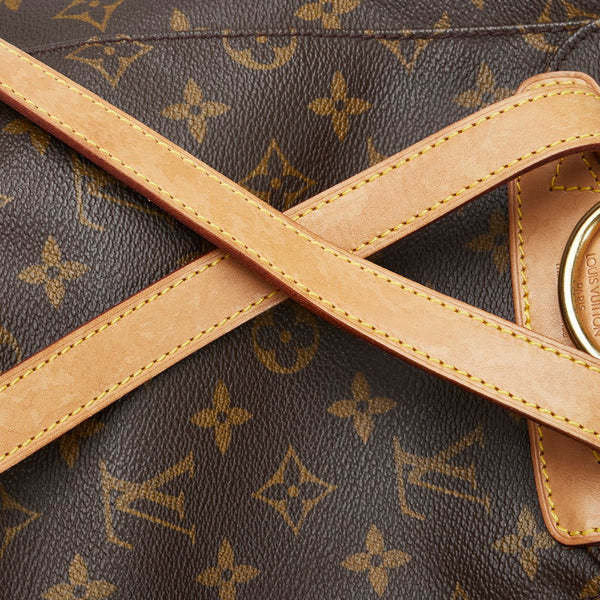 ルイ ヴィトン モノグラム モンスリMM リュック バックパック M51136 ブラウン PVC レザー レディース LOUIS VUITTON 【中古】