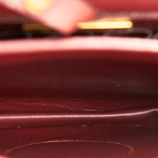 カルティエ マスト ショルダーバッグ ボルドー レザー レディース CARTIER 【中古】