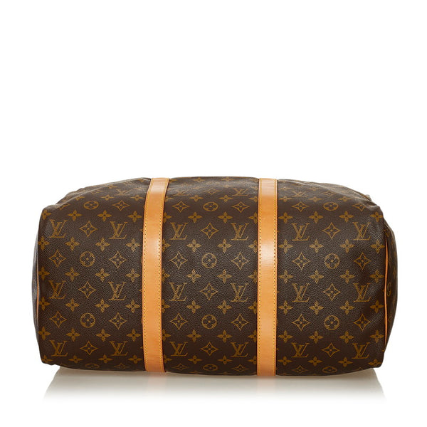 ルイ ヴィトン モノグラム サックスプール45 ボストンバッグ M41624 ブラウン PVC レザー レディース LOUIS VUITTON 【中古】