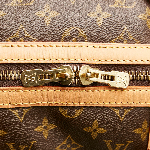 ルイ ヴィトン モノグラム サックスプール45 ボストンバッグ M41624 ブラウン PVC レザー レディース LOUIS VUITTON 【中古】