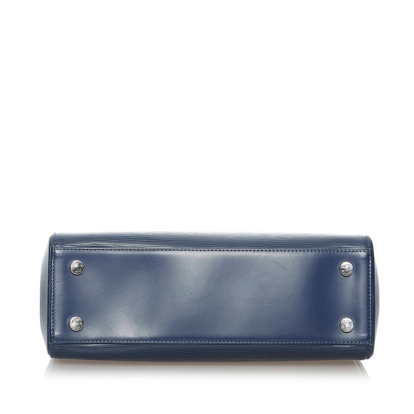ルイ ヴィトン エピ ブレアMM ハンドバッグ ショルダーバッグ 2WAY M40821 アンディゴブルー レザー レディース LOUIS VUITTON 【中古】