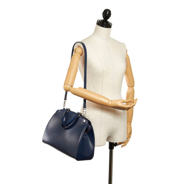 ルイ ヴィトン エピ ブレアMM ハンドバッグ ショルダーバッグ 2WAY M40821 アンディゴブルー レザー レディース LOUIS VUITTON 【中古】