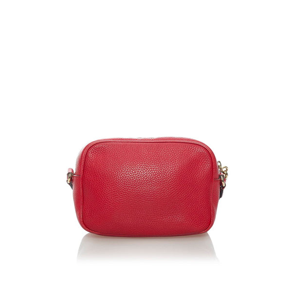 グッチ ソーホー 斜め掛け ショルダーバッグ 308304 レッド レザー レディース GUCCI 【中古】