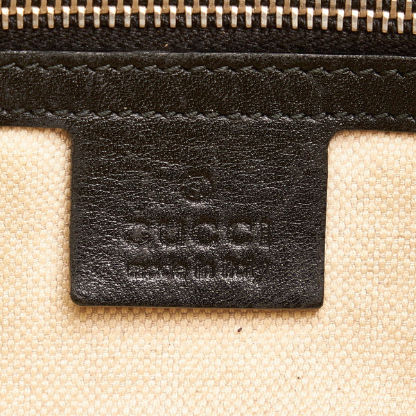 グッチ インターロッキングG 斜め掛け ショルダーバッグ 268244 ブラック レザー レディース GUCCI 【中古】